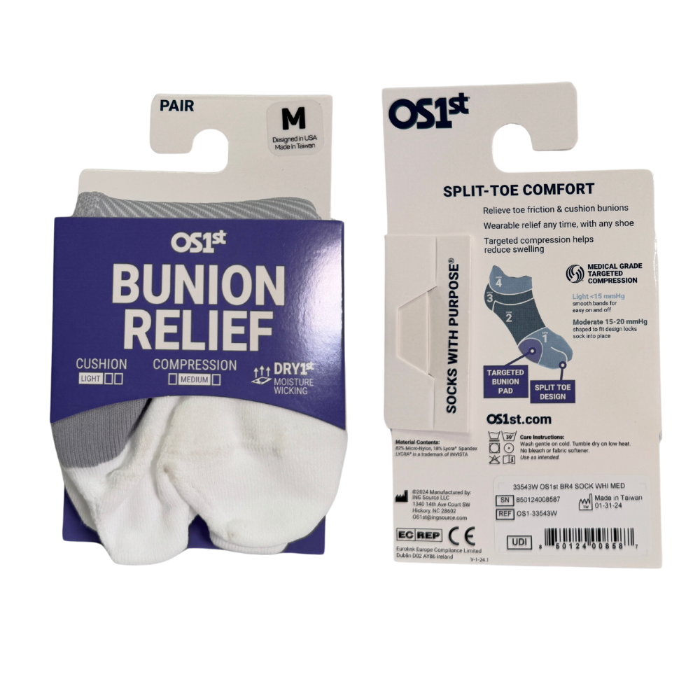 Bunion Relief Sock (BR4) - White - Image 2