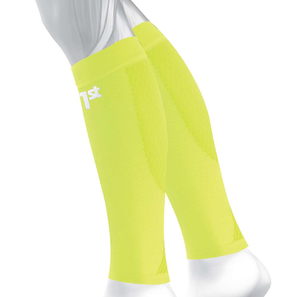 CS6 Sports Calf Compression Sleeve - Yellow - Image 2