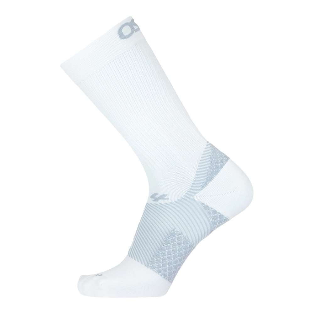 Crew Plantar Fasciitis Compression Sock (FS4) - White - Image 5