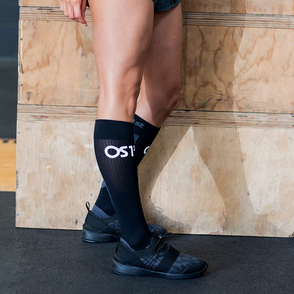 Compression Bracing Socks (FS4+) - Black - Image 3