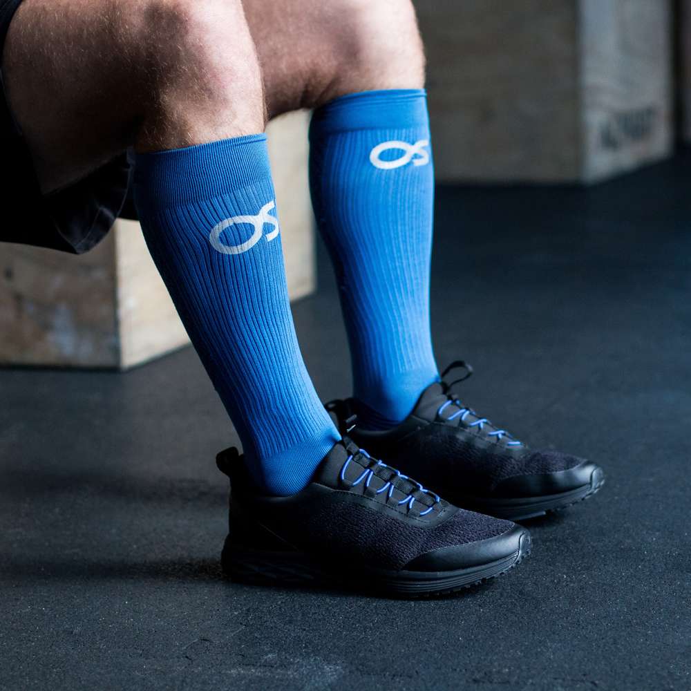 Compression Bracing Socks (FS4+) - Blue - Image 4