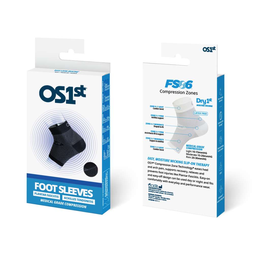 Sports Compression Foot Sleeve (FS6) - Black - Image 3