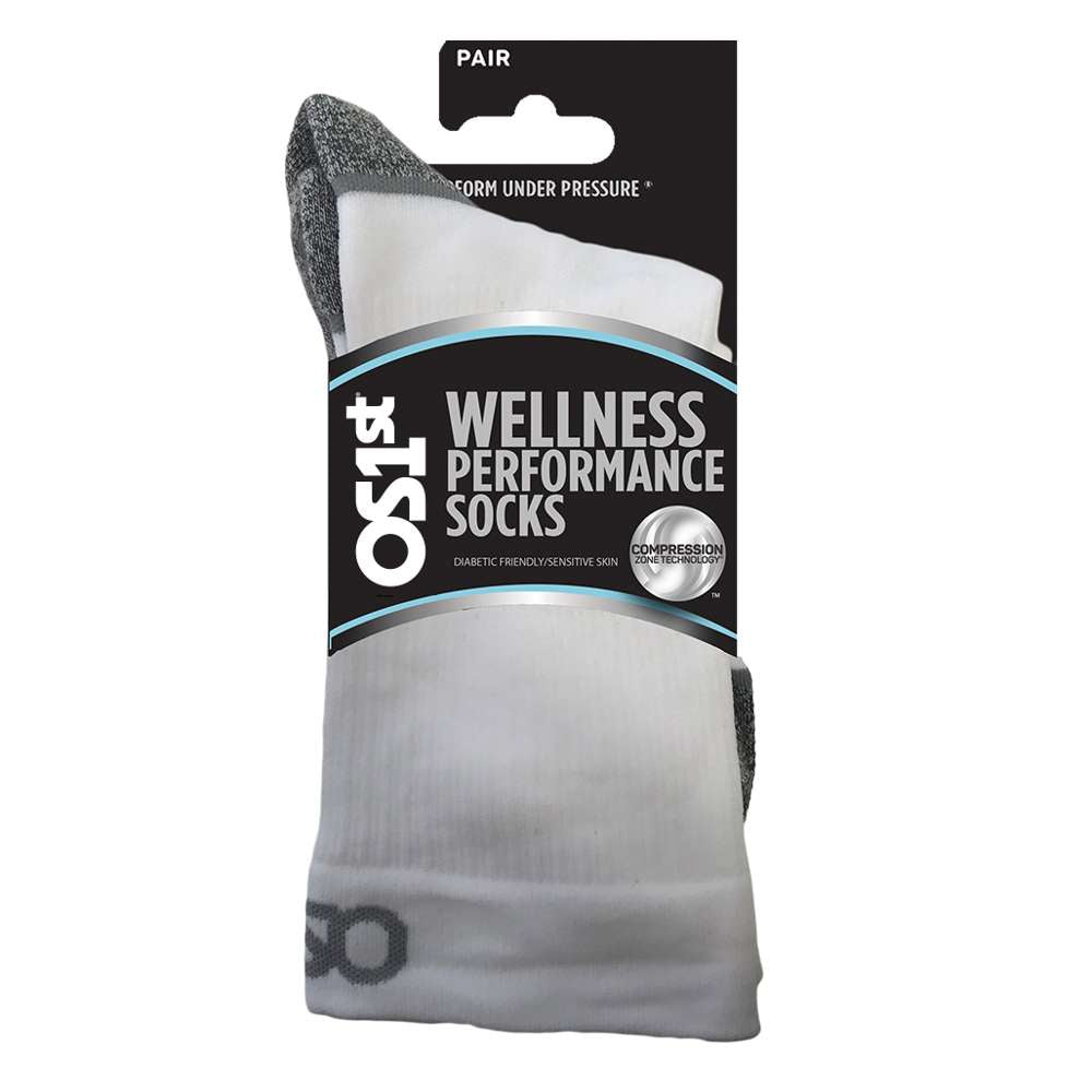 Crew Wellness Performance Sock (WP4) - White - Image 2