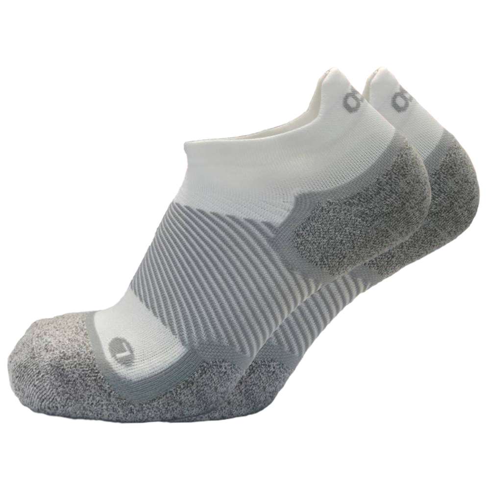 Wide No Show Wellness Performance Sock (WP4+) - White - Image 7