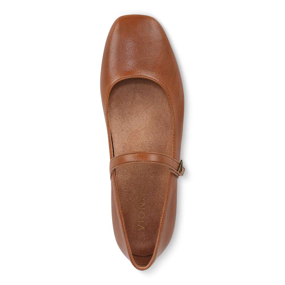 Alameda Mary-Jane Flat - Tan - Image 4