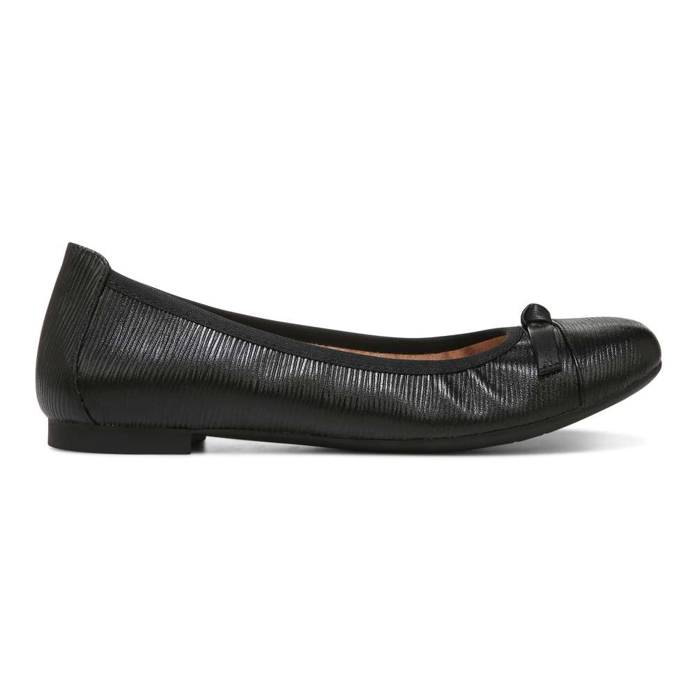 Amorie Ballet Flat - Black Wavy - Image 2