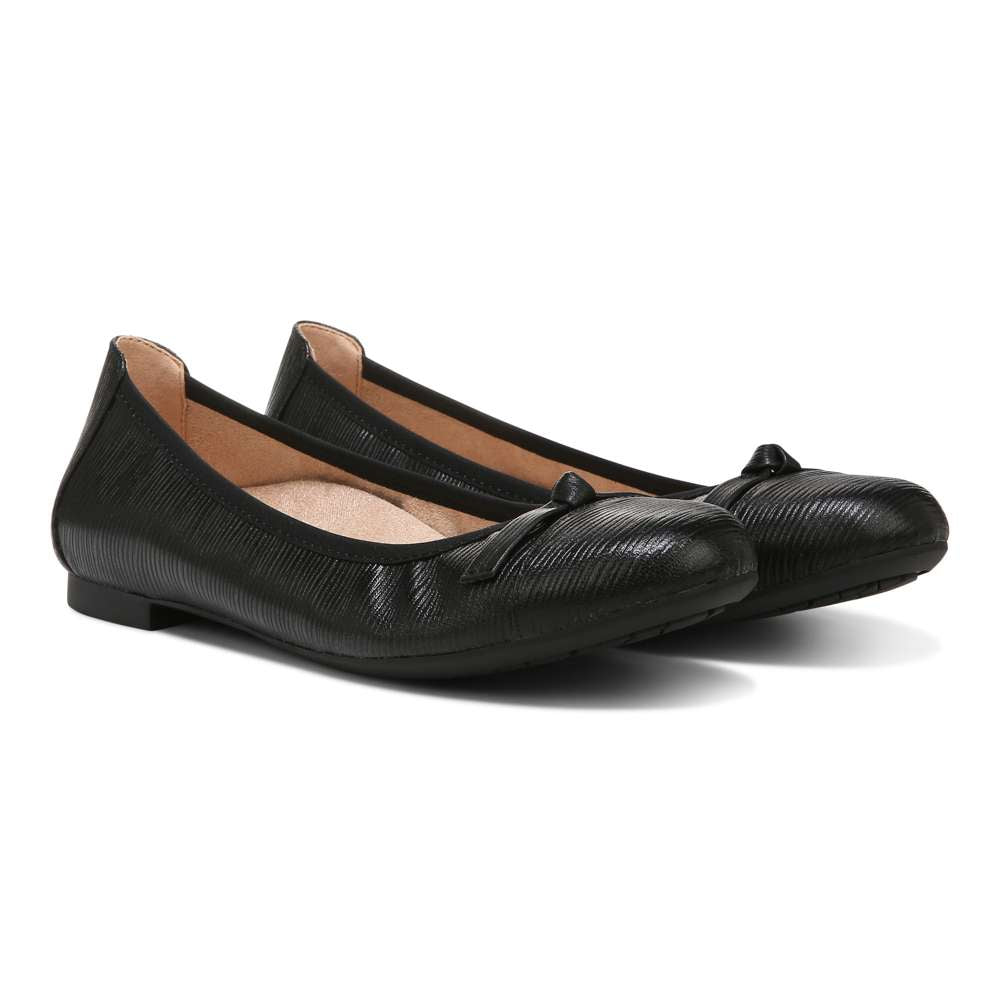 Amorie Ballet Flat - Black Wavy - Image 7