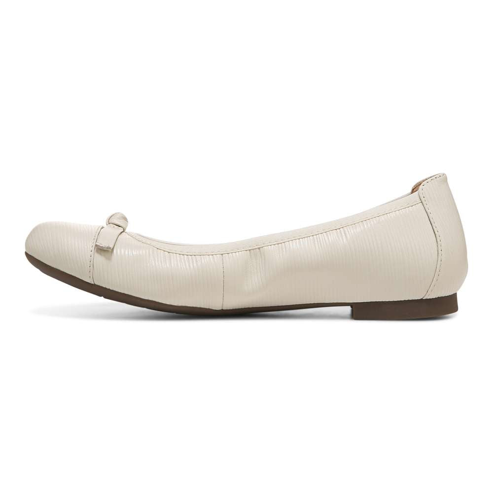 Amorie Ballet Flat - Cream Wavy - Image 3