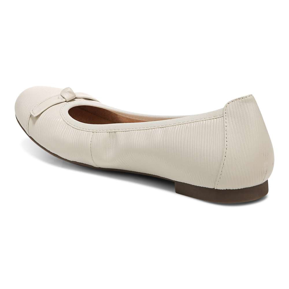 Amorie Ballet Flat - Cream Wavy - Image 6
