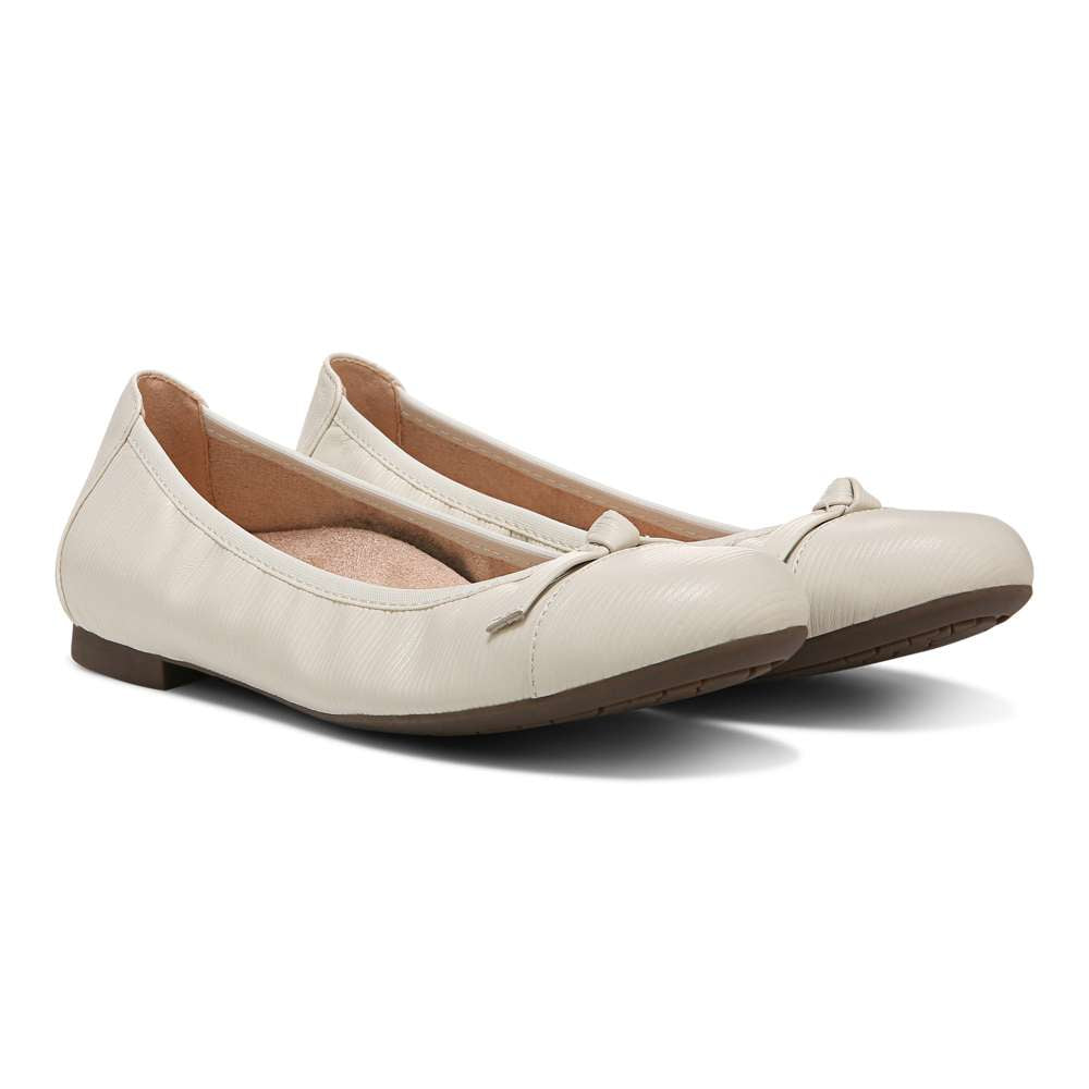Amorie Ballet Flat - Cream Wavy - Image 7