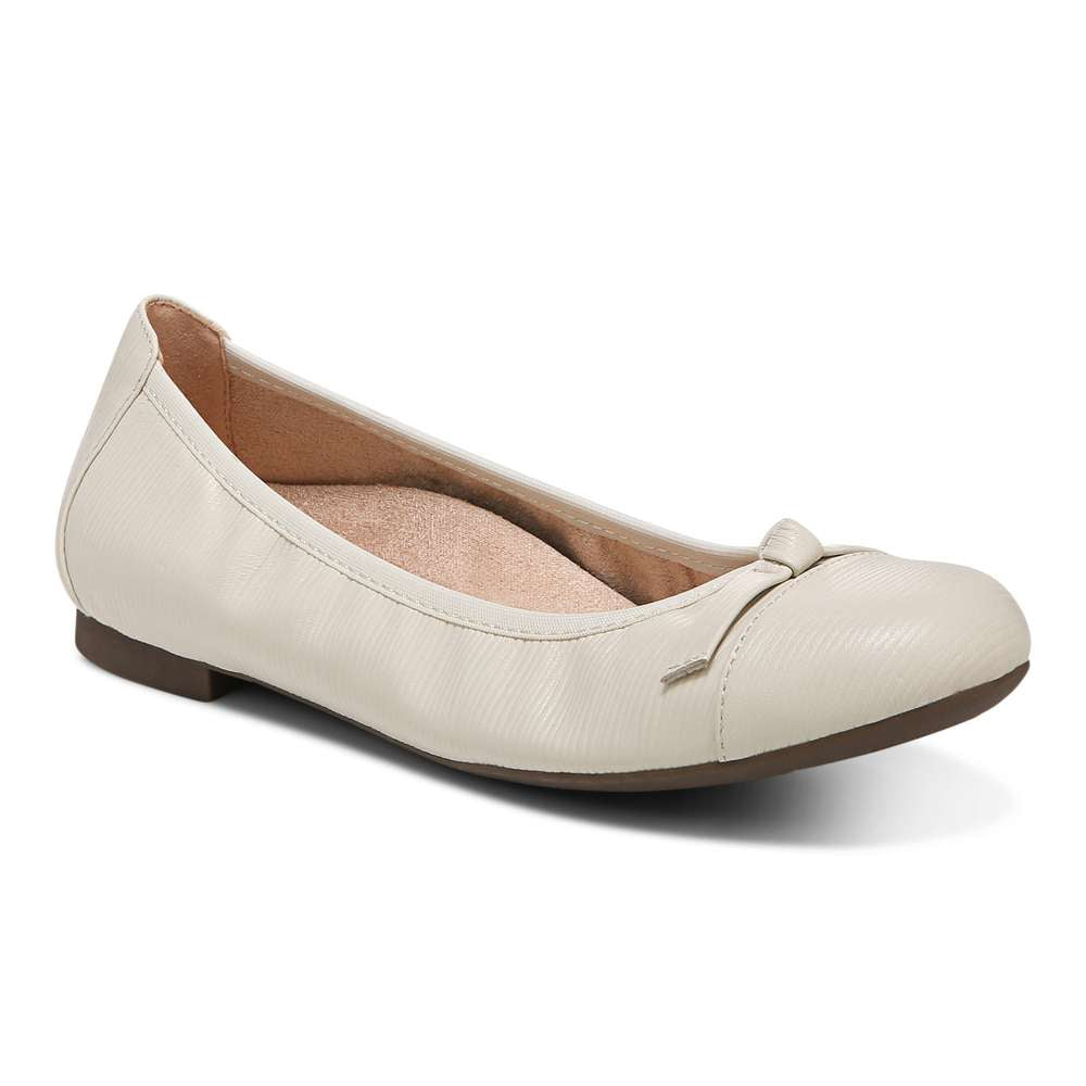 Amorie Ballet Flat - Cream Wavy - Image 15