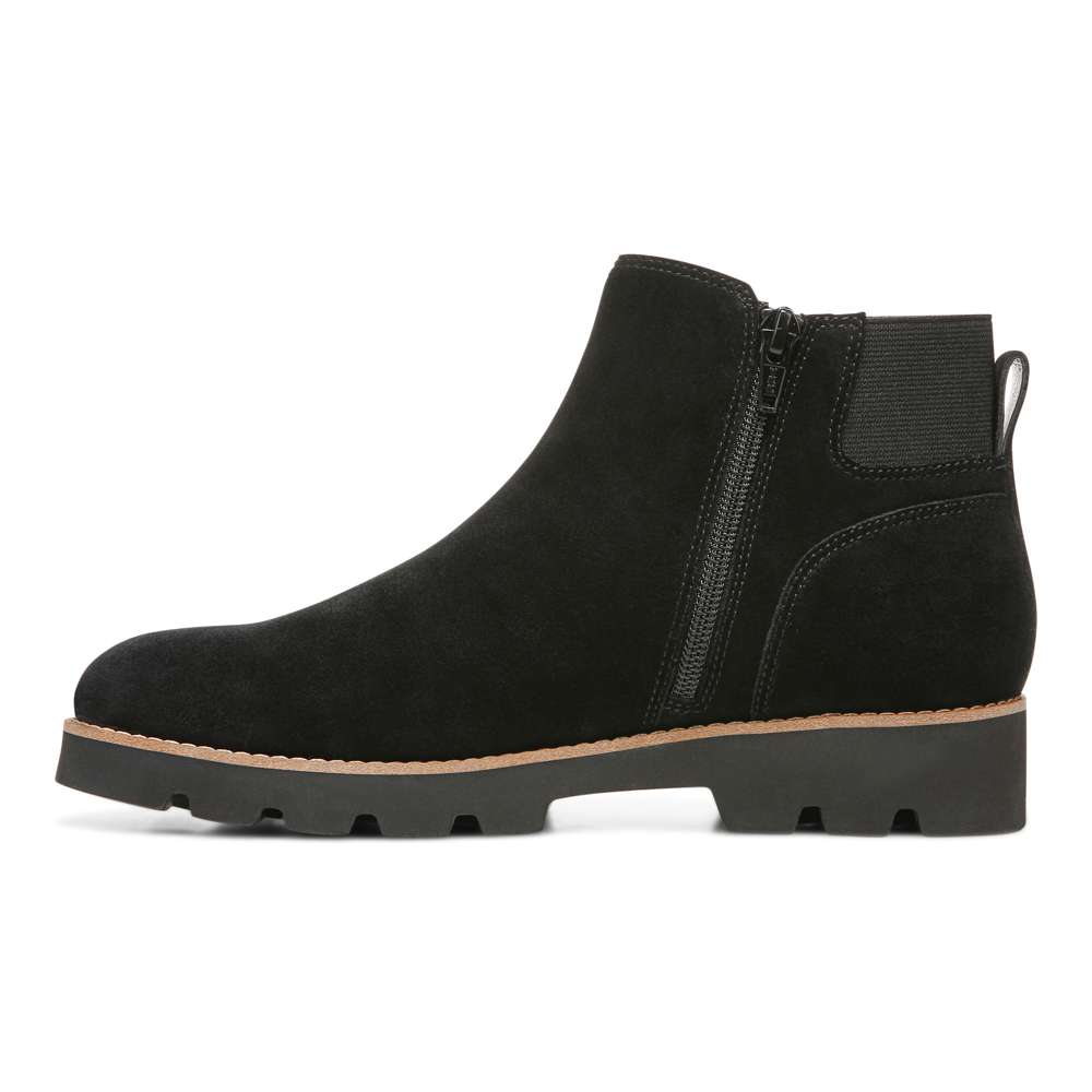 Brionie Chelsea Boot - Black Suede - Image 3