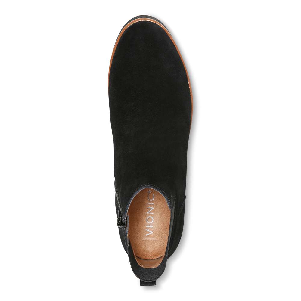 Brionie Chelsea Boot - Black Suede - Image 4