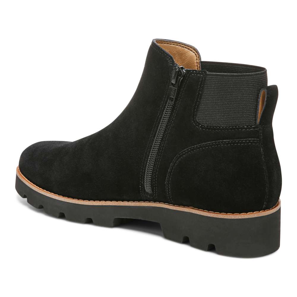 Brionie Chelsea Boot - Black Suede - Image 6