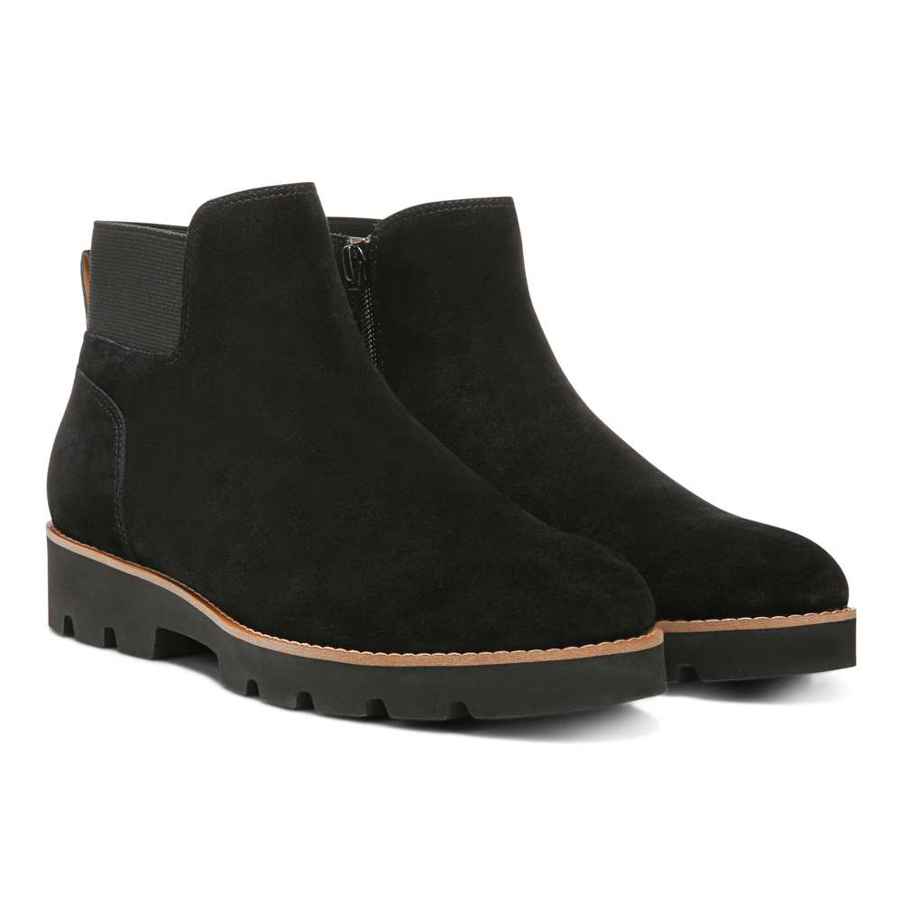 Brionie Chelsea Boot - Black Suede - Image 7