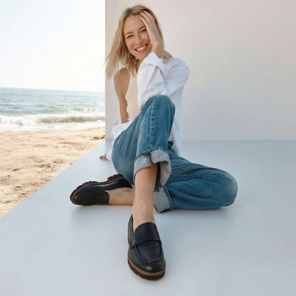 Cleo Casual Loafer - Black - Image 6