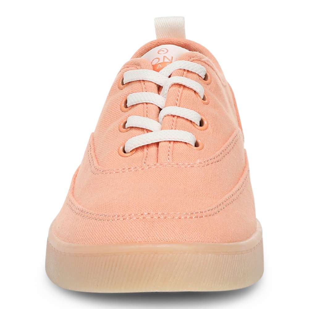 Cyan Slip-On Casual Sneaker - Shell Coral - Image 5