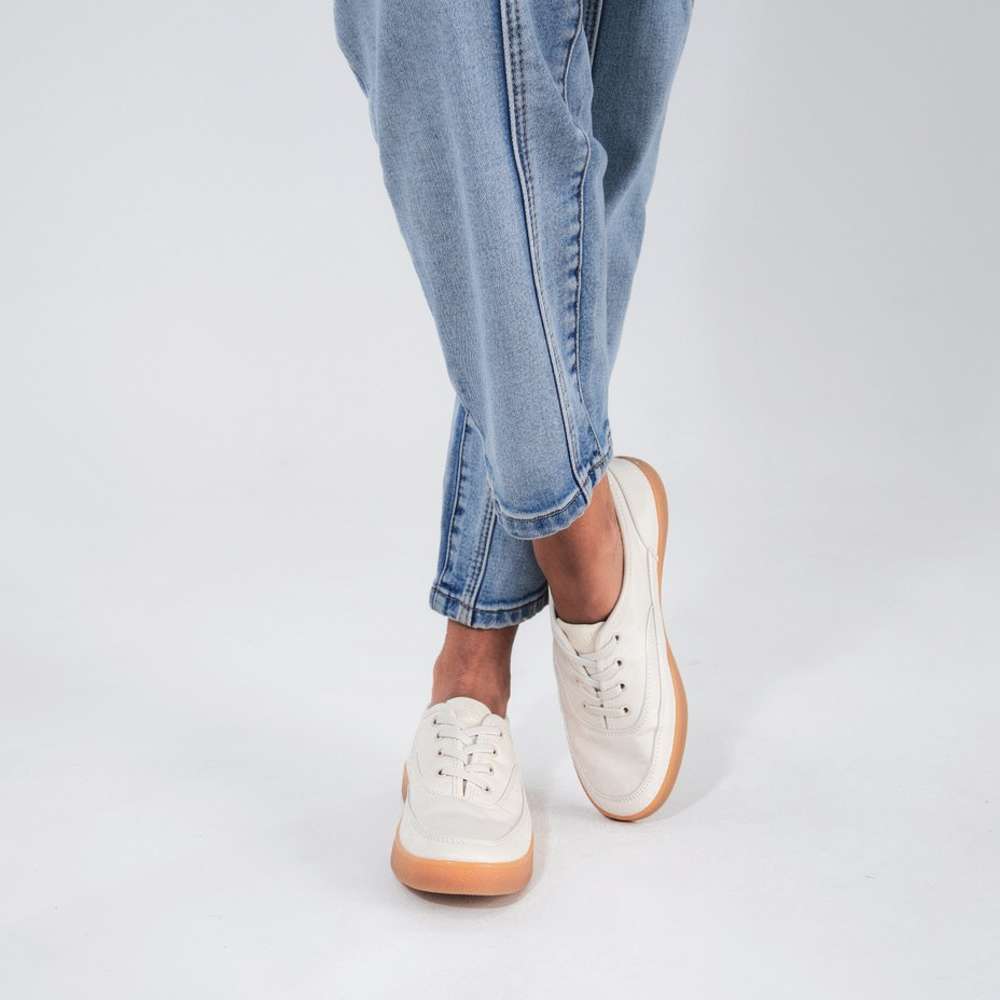 Cyan Slip-On Casual Sneaker - Ivory Gum - Image 6