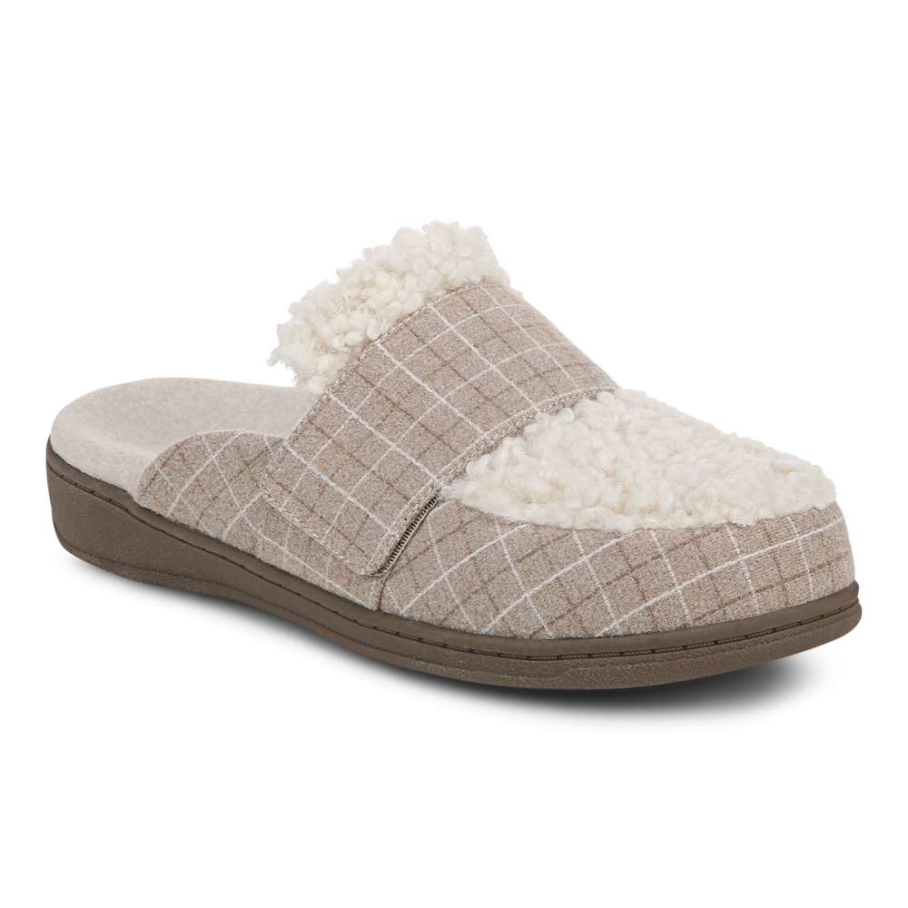Gemma II Slipper - Plaid Cream - Image 12