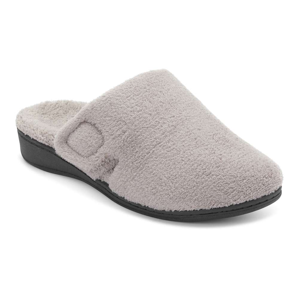 Gemma Mule Slipper - Light Grey - Image 6
