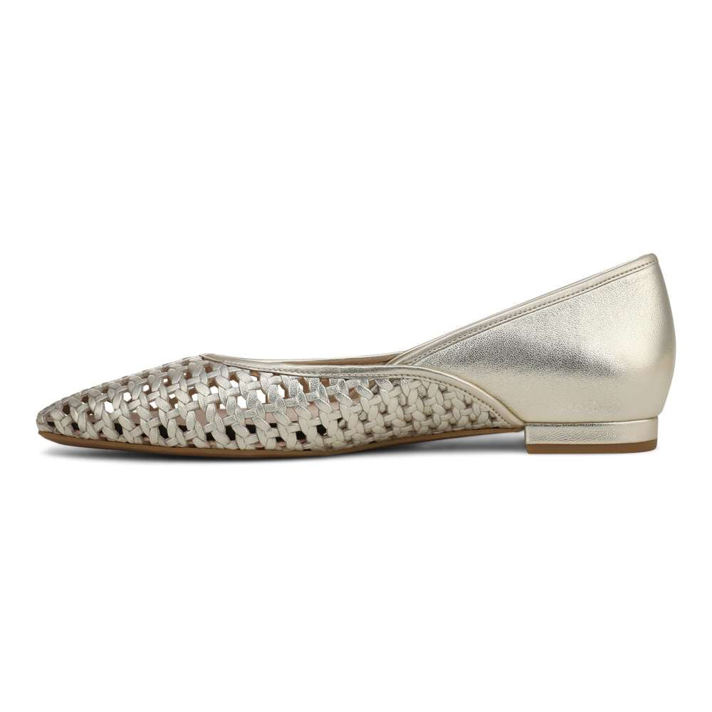 Gracia Woven Flat - Gold - Image 3