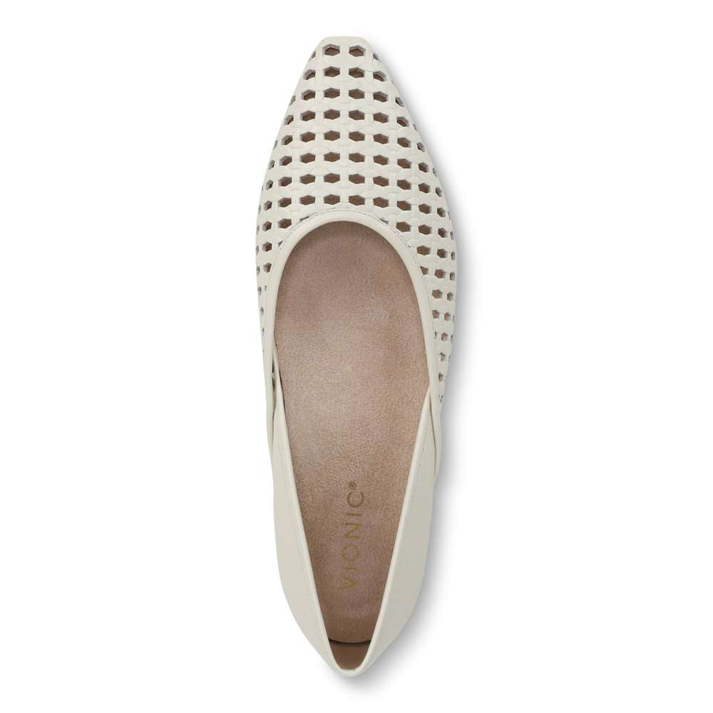 Gracia Woven Flat - Ivory - Image 4