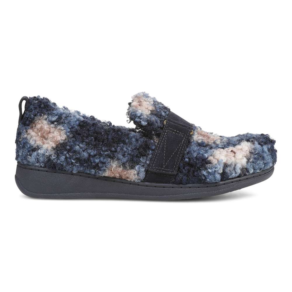 Imogen Slipper - Navy Multi - Image 2