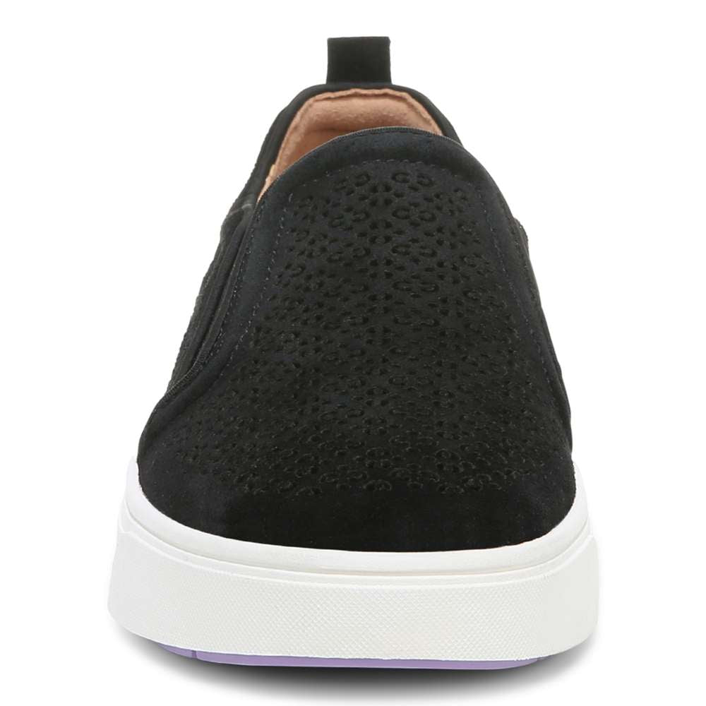 Kimmie Perf Slip-On Sneaker - Black Suede - Image 5