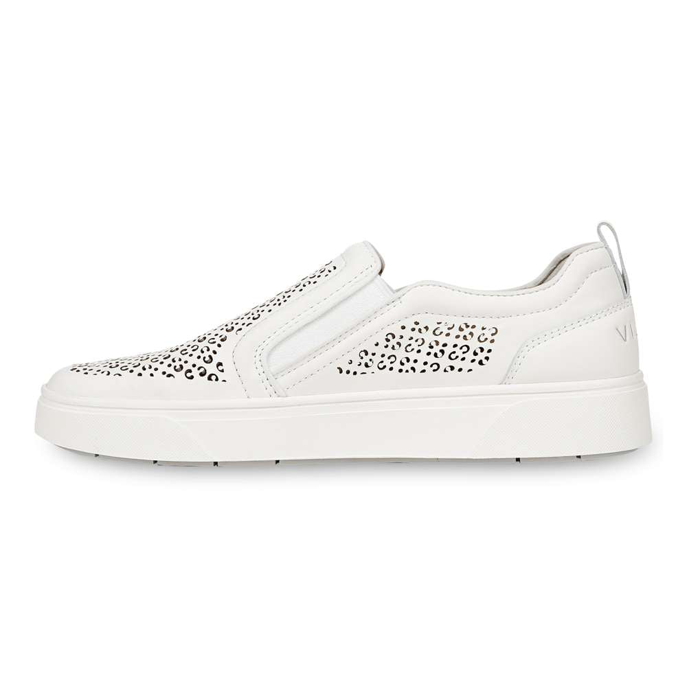 Kimmie Perf Slip-On Casual Sneaker - White - Image 3