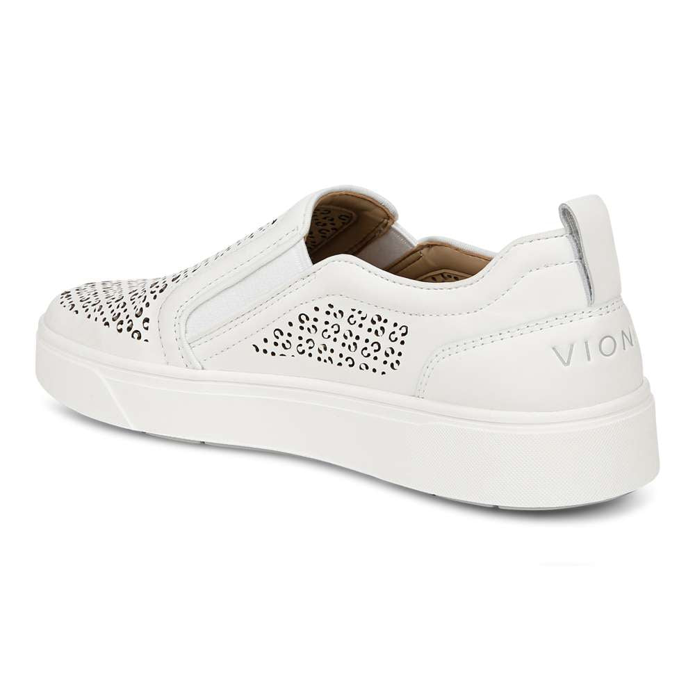 Kimmie Perf Slip-On Casual Sneaker - White - Image 6