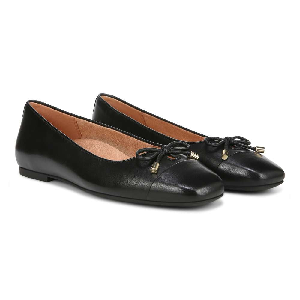 Klara Ballet Flat - Black Leather - Image 9