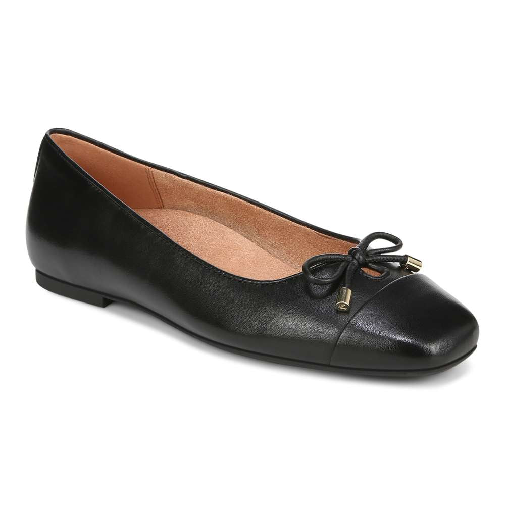 Klara Ballet Flat - Black Leather - Image 16