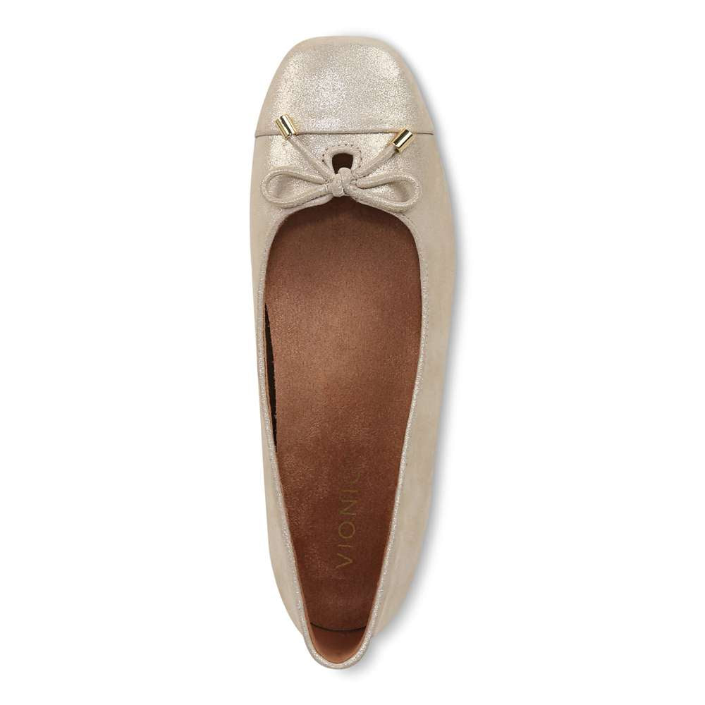 Klara Ballet Flat - Gold Leather - Image 4