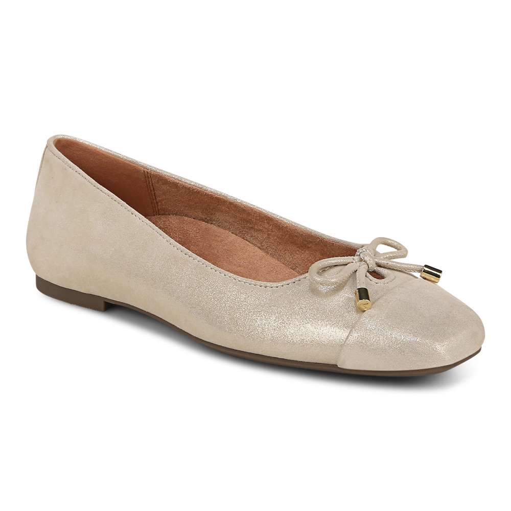 Klara Ballet Flat - Gold Leather - Image 15