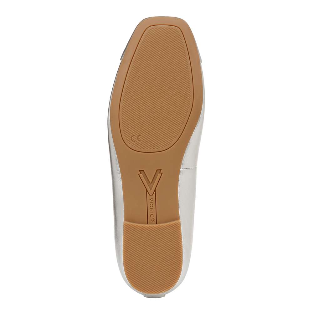 Klara Ballet Flat - Silver Leather - Image 8