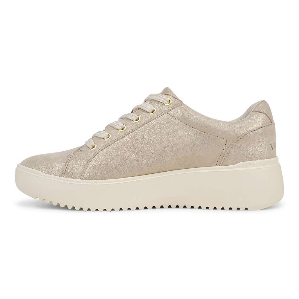 Kearny Lace-Up Casual Sneaker - Soft Gold - Image 3
