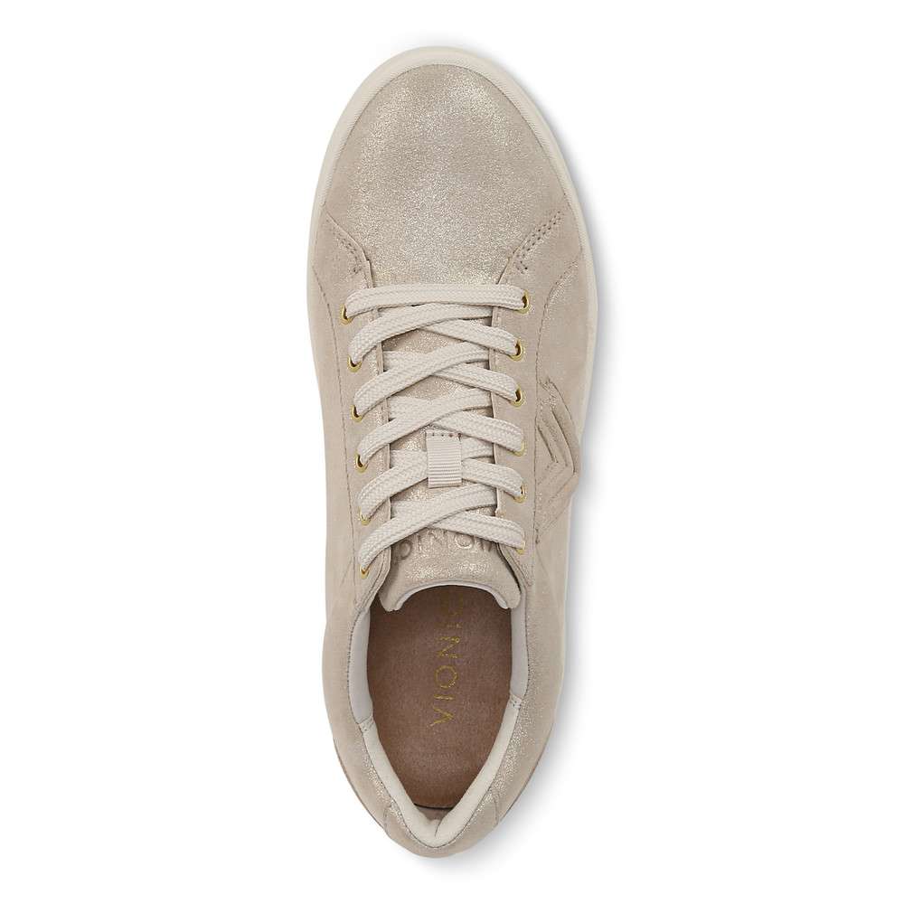 Kearny Lace-Up Casual Sneaker - Soft Gold - Image 4