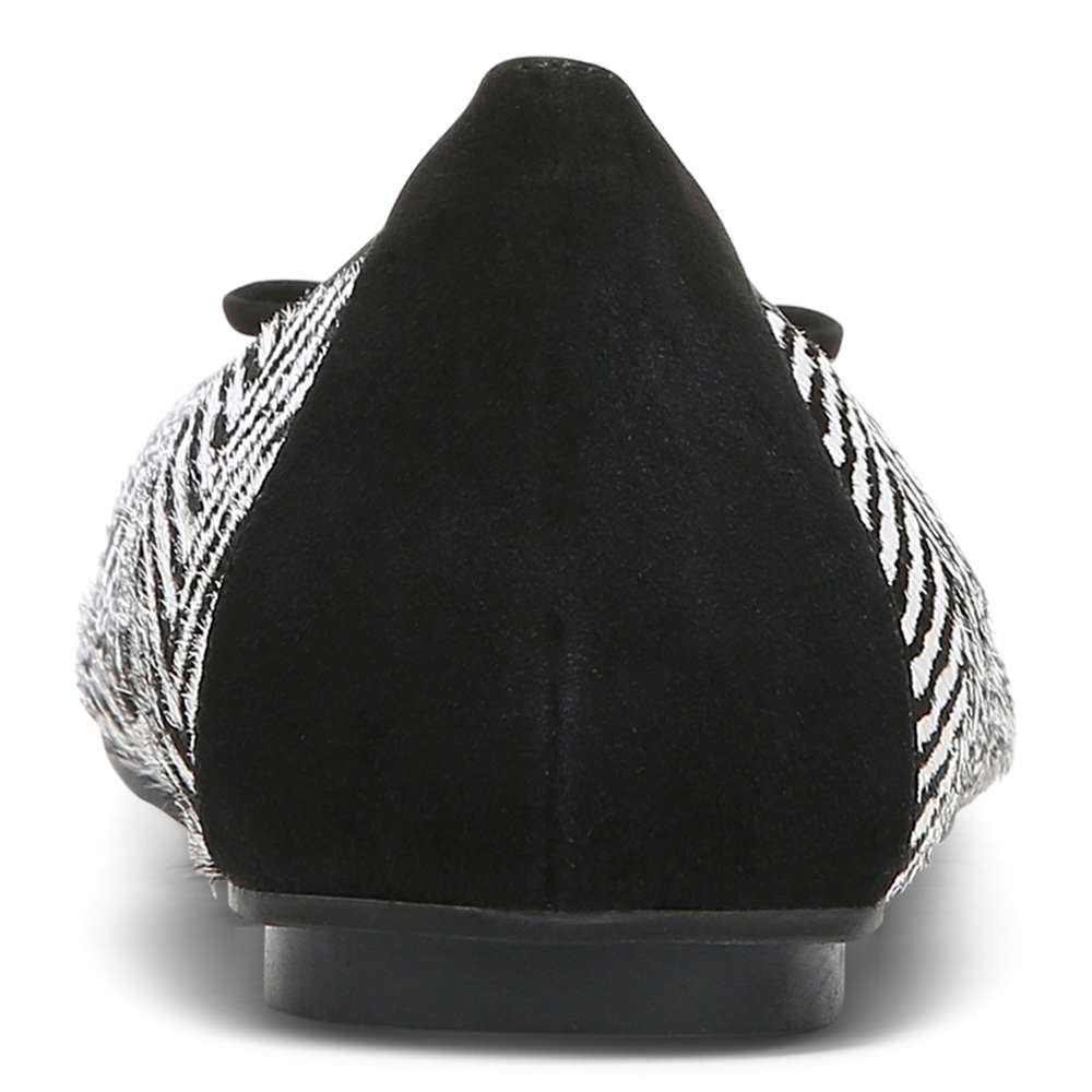 Minna Ballet Flat - Black/White - Image 8