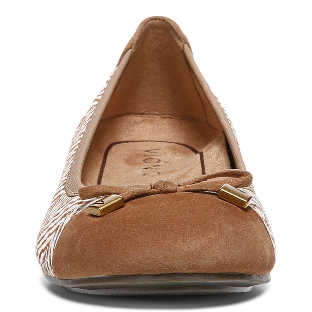 Minna Ballet Flat - Toffee/Cream - Image 5