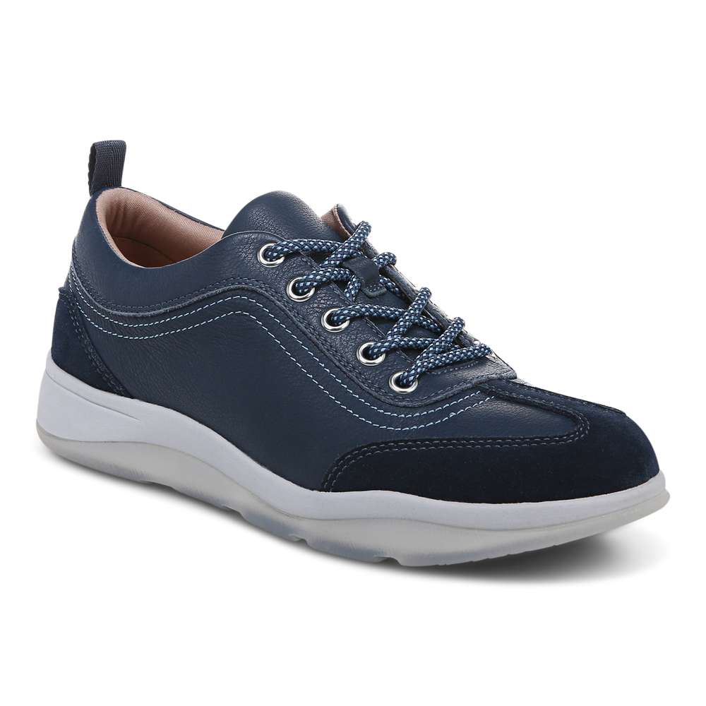 Nyla Lace-Up Casual Sneaker - Navy - Image 15