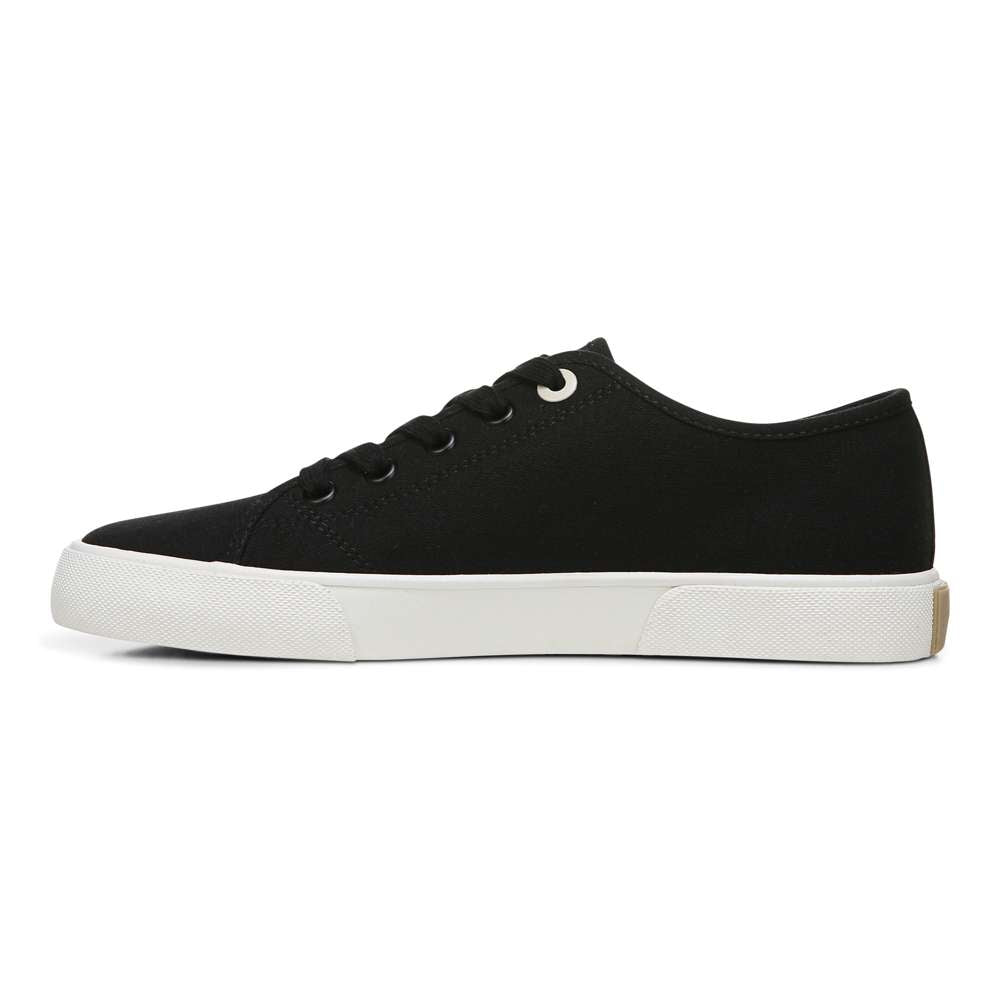 Oasis Lace-Up Casual Sneaker - Black Canvas - Image 3
