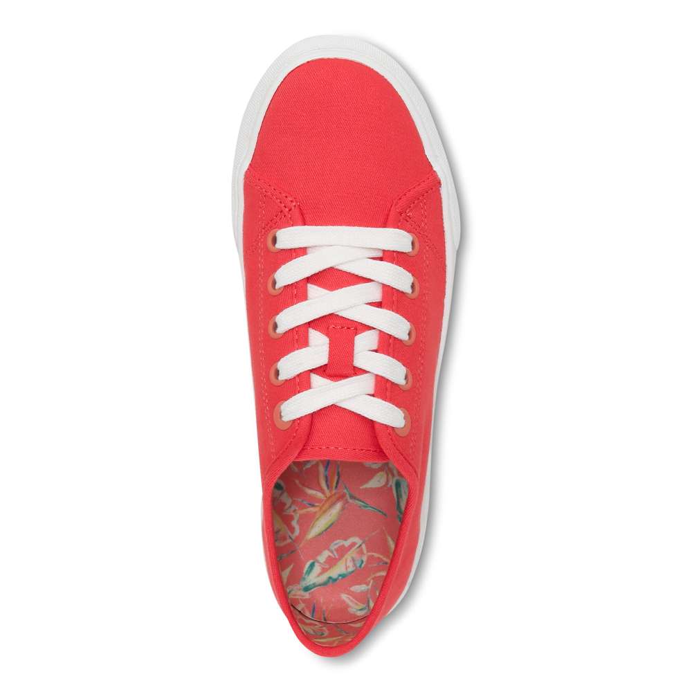 Oasis Lace-Up Casual Sneaker - Poppy Canvas - Image 4