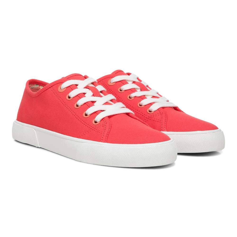 Oasis Lace-Up Casual Sneaker - Poppy Canvas - Image 6