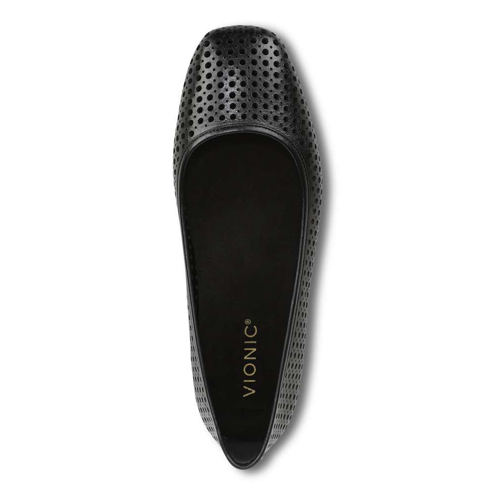 Orinda Perf Ballet Flat - Black - Image 4