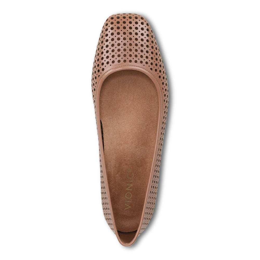 Orinda Perf Ballet Flat - Mocha - Image 4