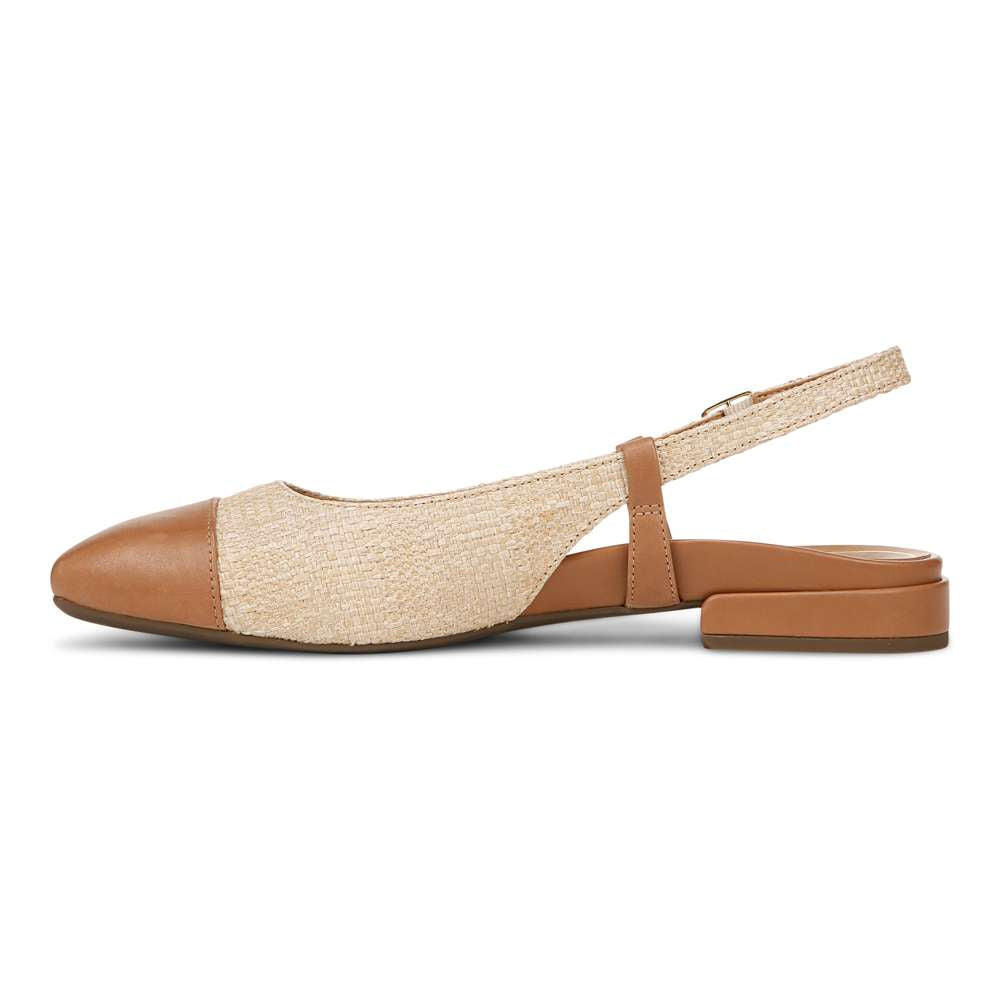 Petaluma Slingback Flat - Natural - Image 3