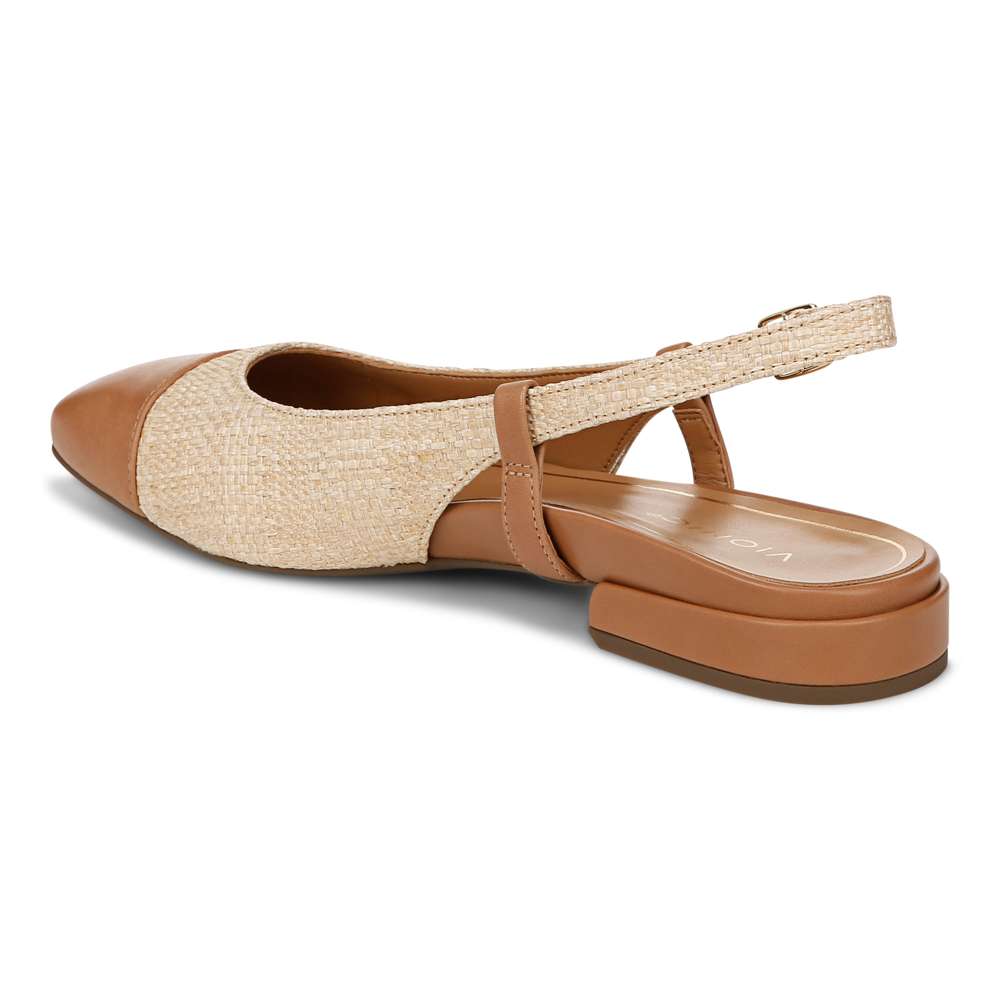 Petaluma Slingback Flat - Natural - Image 6