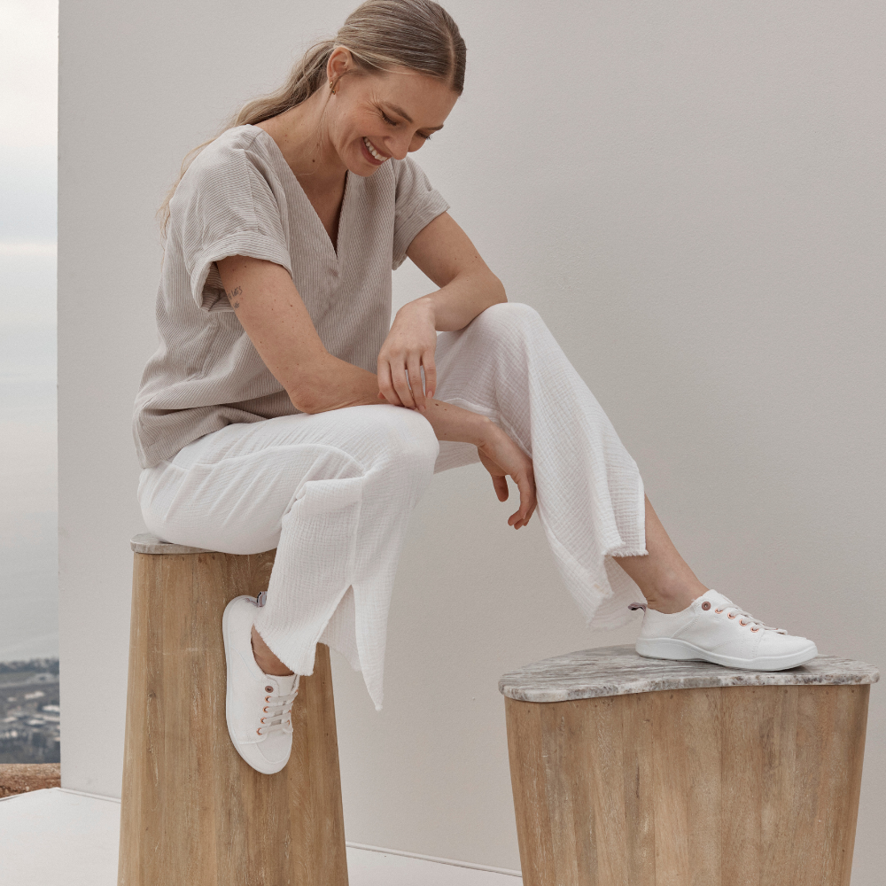 Pismo Casual Sneaker - Cream - Image 6