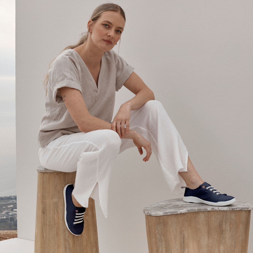 Pismo Casual Sneaker - Navy - Image 6