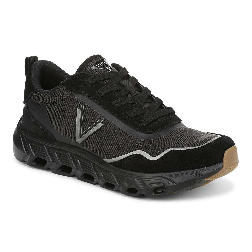 Presley Lace-Up Sneaker - Black - Image 15